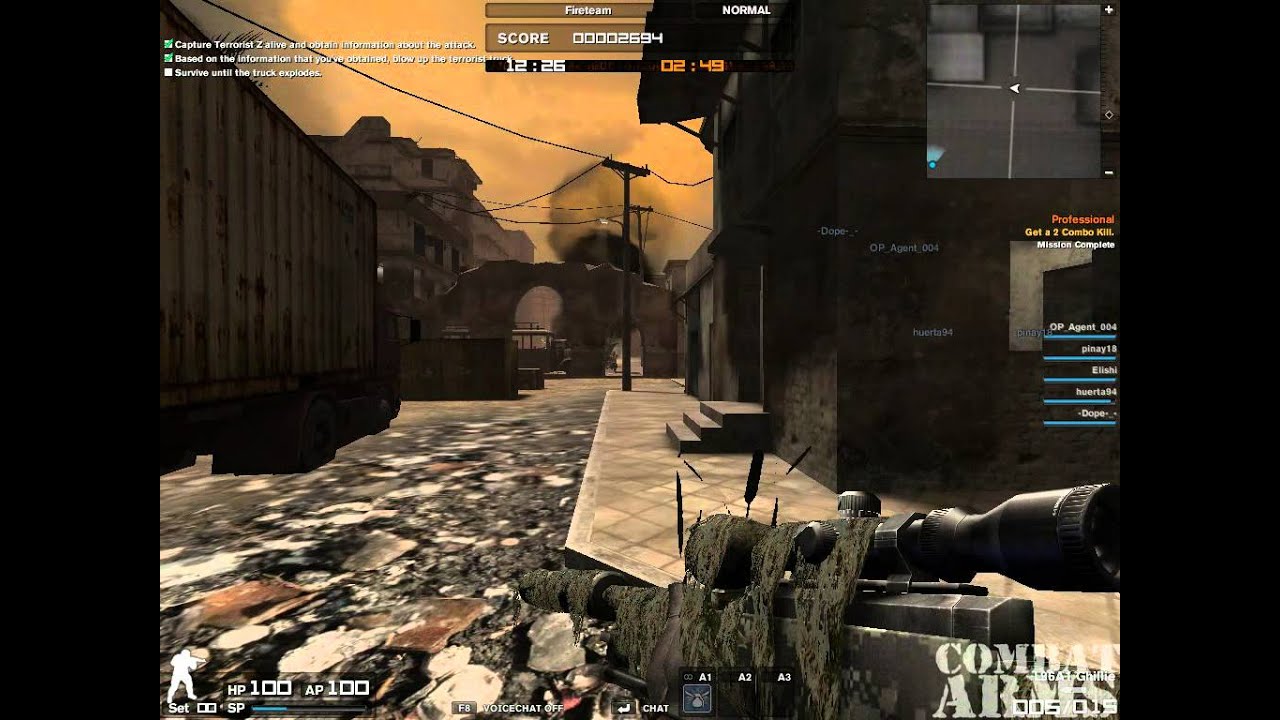 Combat Arms // Fireteam sniper gameplay