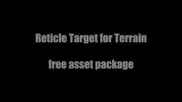 reticle asset for unity