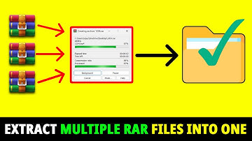 EXTRACT RAR FILES ON PC: How to Extract Multiple RAR Files into One Folder (Windows 10/11)