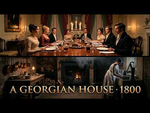 This Is How People Lived Inside a Georgian House in England in 1800 | AI Reconstruction