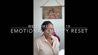 Emotional Clarity Reset Day 19 Green Flags Consistency