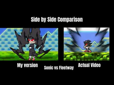 Sonic vs Fleetway | Side by Side Comparison 