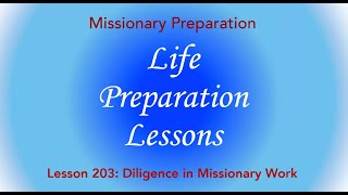 Seminary Teacher Helps - Life Preparation - Lesson 203
