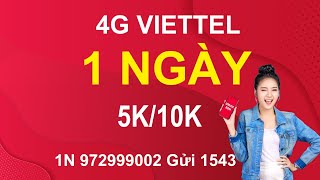 Gói cước 4G viettel 1 ngày 5K, 10K siêu rẻ. Data thả ga, Gọi điện thoải mái viettelhcm by Đăng ký 4g viettel 342 views 1 year ago 2 minutes, 3 seconds