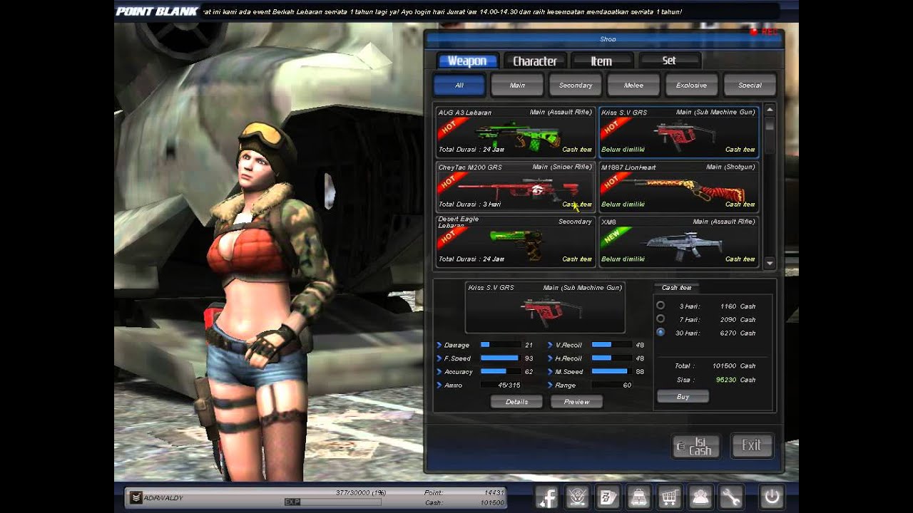 Point Blank Garena Indonesia 1juta Cash By ADIRIVALDY Part Point Blank Garena Indonesia 1juta Cash By ADIRIVALDY Part