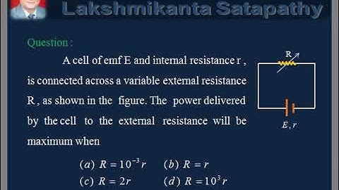 vDo QA Electric Current-20/ Maximum Power Delivered to Resistance