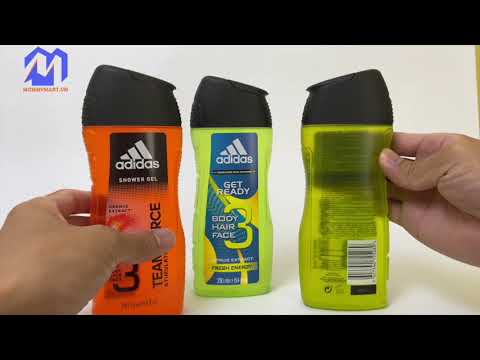 Video Sữa tắm Adidas 3 in 1 Sản xuất tại Thái Lan Mommymart - youtube