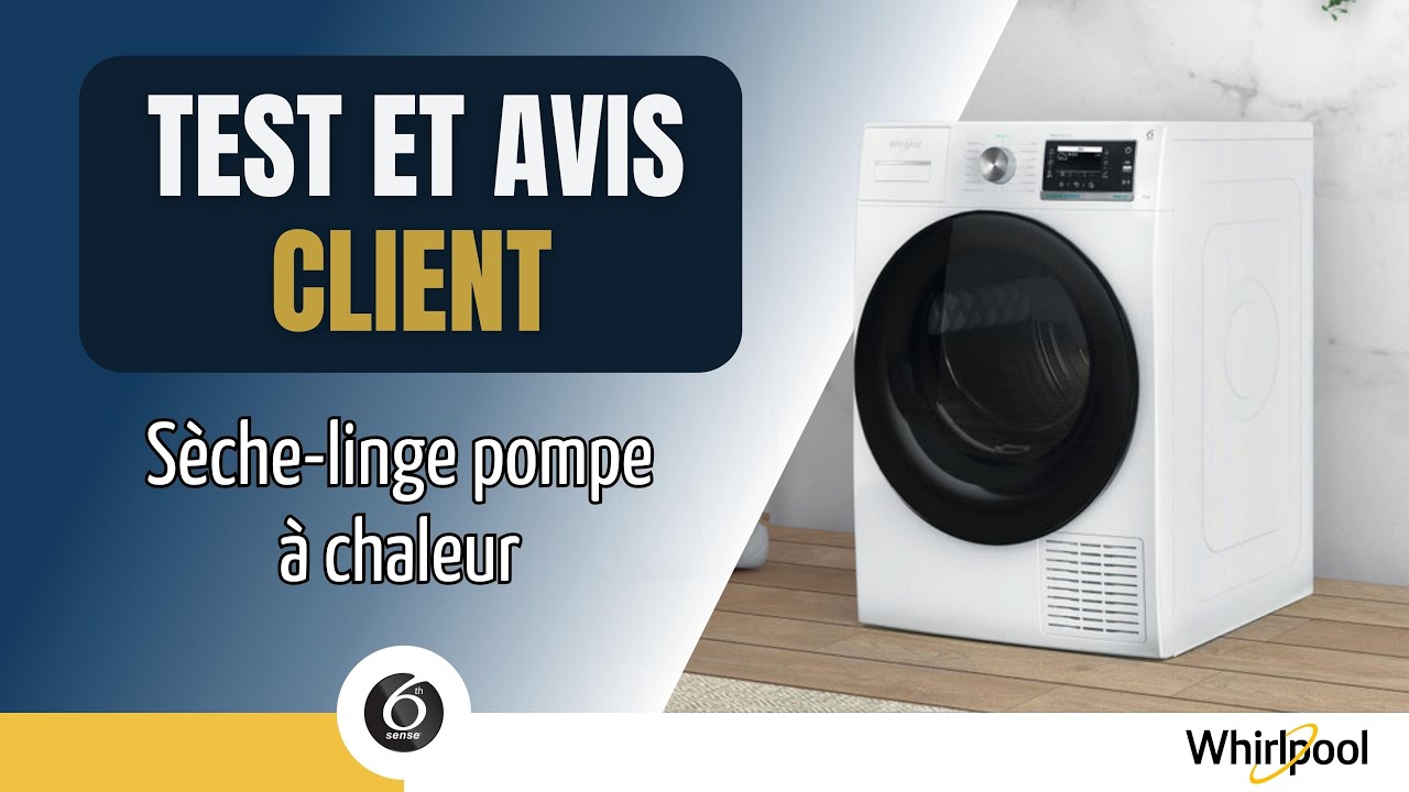 Sèche-linge posable pompe à chaleur - FFTM118X1BFR - Whirlpool