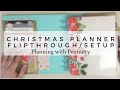FULL Christmas/ Holiday Planner Flipthrough and Yearly Setup Checklist | Happy Planner