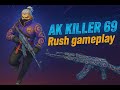 Unstoppable AK Rush – You’ve Never Seen my gameplay! | Rush Gameplay | Free Fire game | Rank Push |