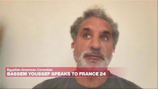 Accused of antiSemitism, comedian Bassem Youssef slams 'empty accusation' • FRANCE 24 English