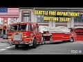 *Tiller Drift* [Seattle] Fire Department *NEW* Ladder 4 Responding