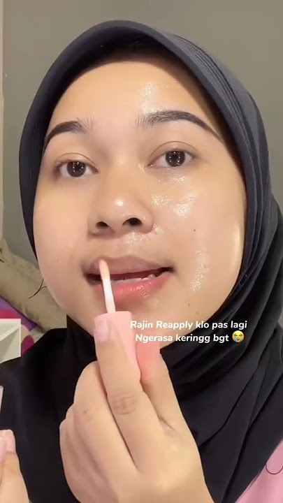 Ketika dulu bibir hitam kering!! Nyoba lip serum jadi begini #skincareviral