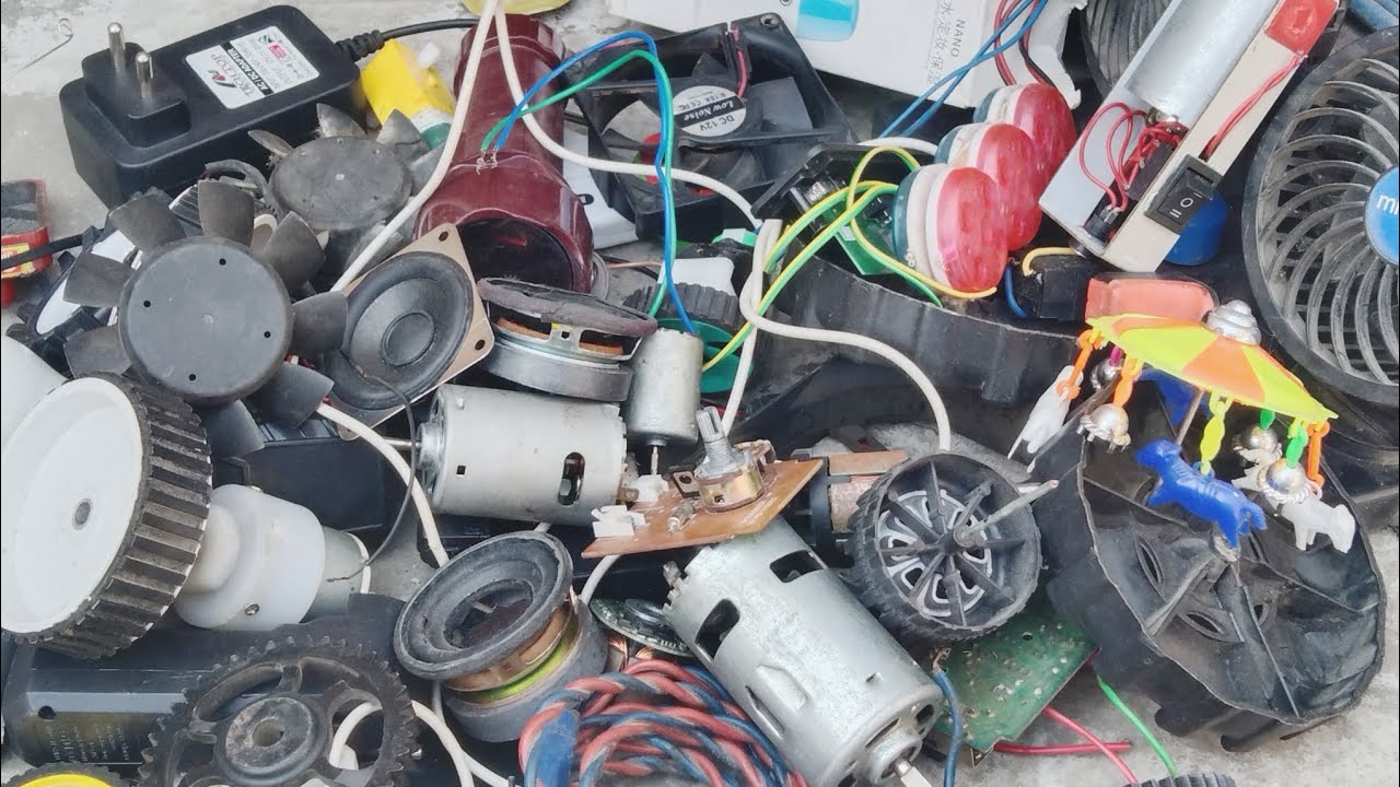 Finding and testing the best electrician projects like DC motors and scrap etc.