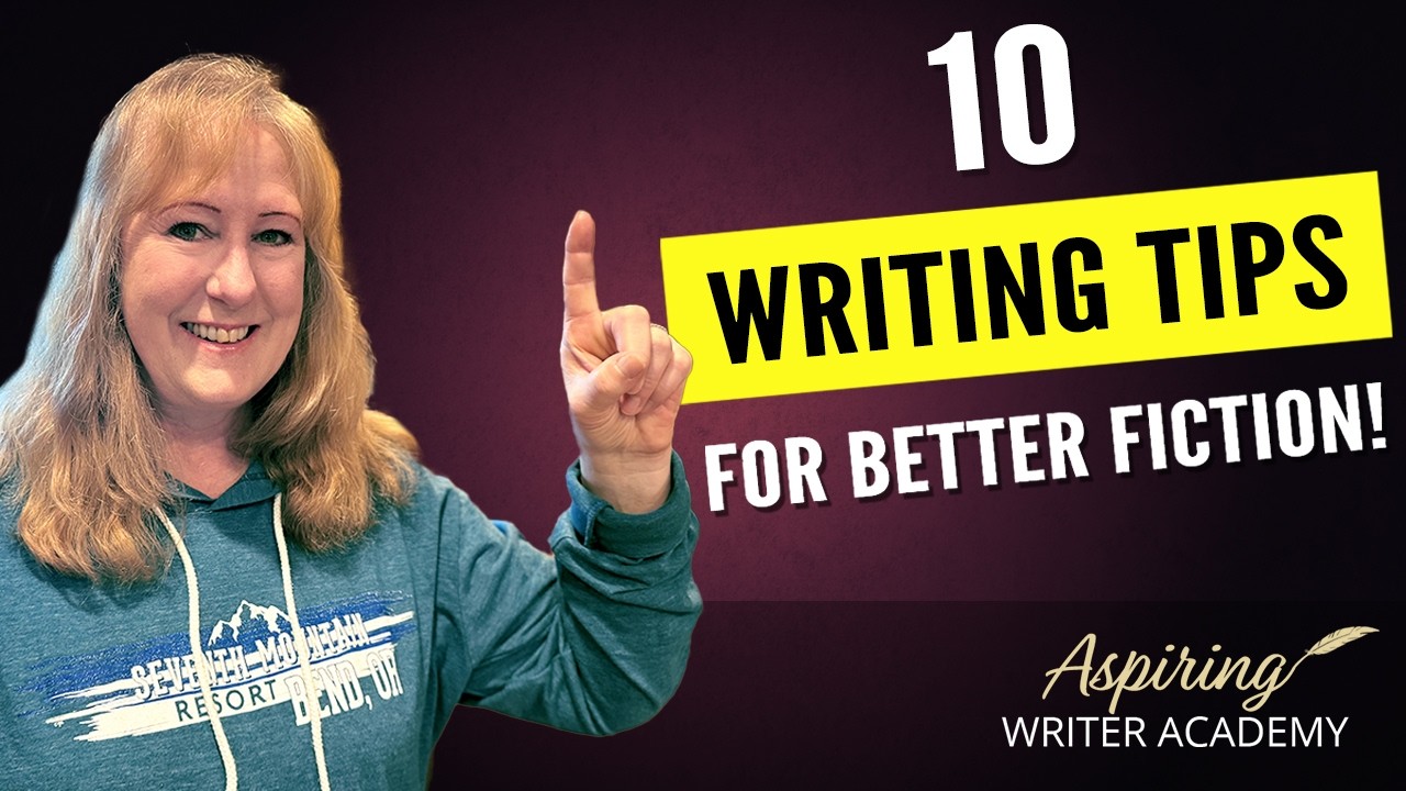 10 Helpful Tips for Novelists to Write Better Fiction - YouTube