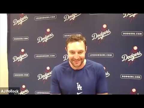 Dodgers pregame: AJ Pollock talks fatherhood, Steven Souza Jr. and finding rhythm