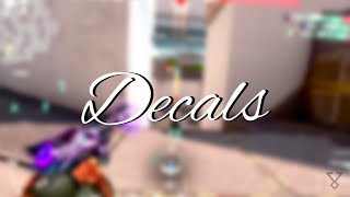 Decals 🎨 (Valorant Montage)