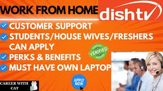 WORK FROM HOME JOBS I ONLINE JOB I CUSTOMER SUPPORT I DISH TV I 2023 I WFH I HOUSE WIVES ELIGIBLE
