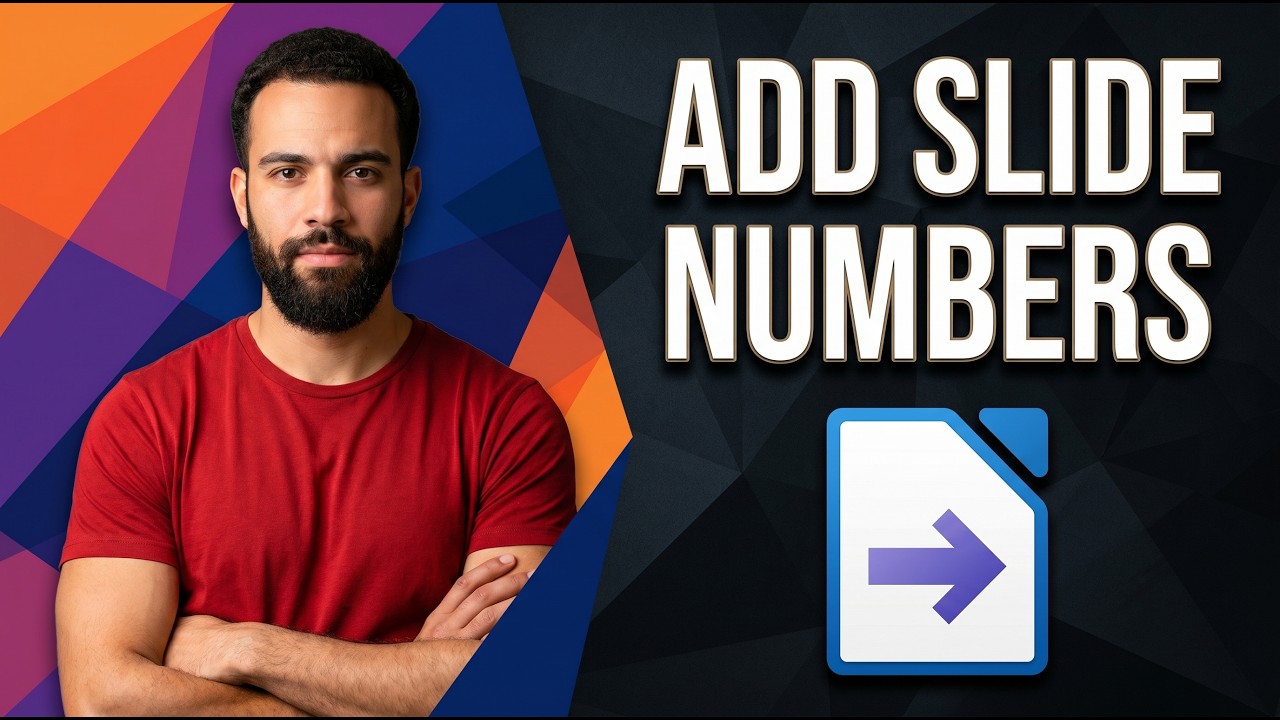 How To Add Slide Numbers In LibreOffice Impress (Easy Guide) - YouTube