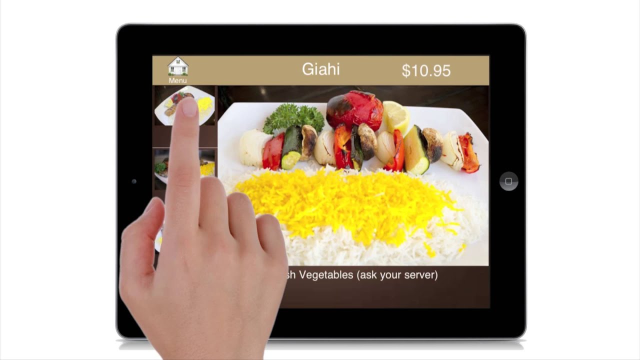 Shalizaar Restaurant in Belmont, CA Digital Menu-15 sec video