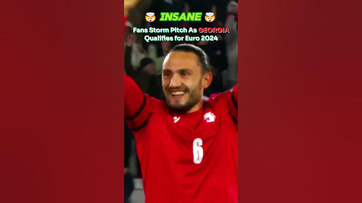 🤯CRAZY SCENES🤯 | Georgia Qualifies for Euro 2024 and Fans Storm the Pitch to Celebrate!