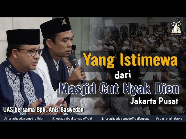 YANG ISTIMEWA DARI MASJID CUT NYAK DIEN | Peresmian Masjid Cut Nyak Dien, Jakarta Pusat class=