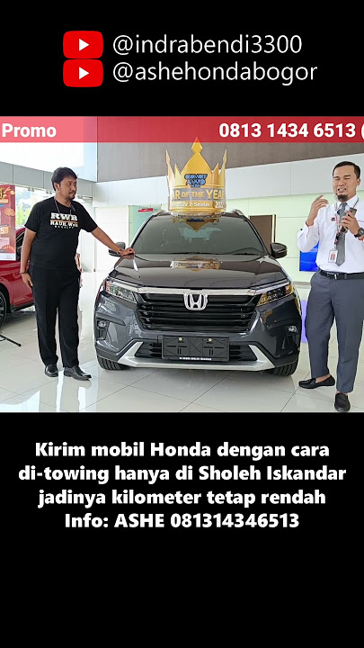 Pengiriman mobil Honda dengan cara towing di Honda Sholeh Iskandar cari Ashe (Kolab Indra Bendi G05)