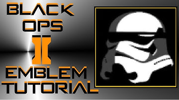 Call of Duty Black Ops 2 : Star Wars Stormtrooper Helmet Emblem Tutorial
