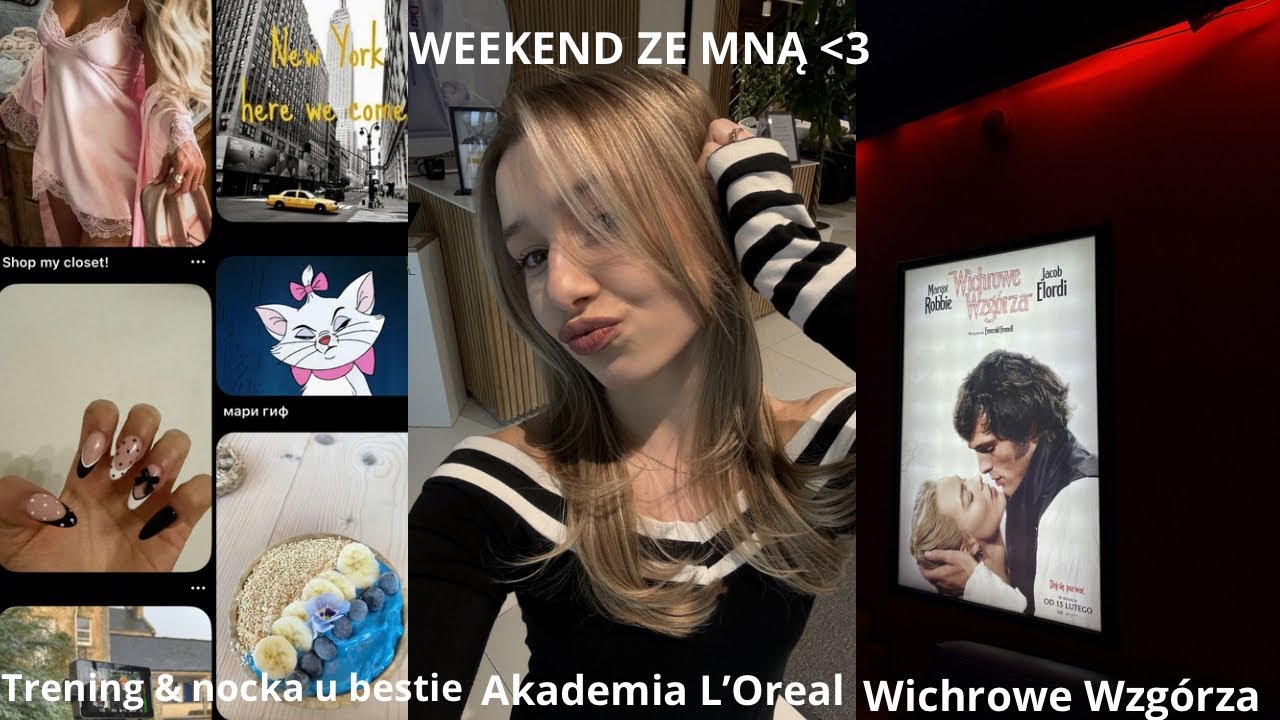 WEEKEND VLOG - zaproszenie od L’Oreal, wichrowe wzgórza & trening 🌟🌙⭐️