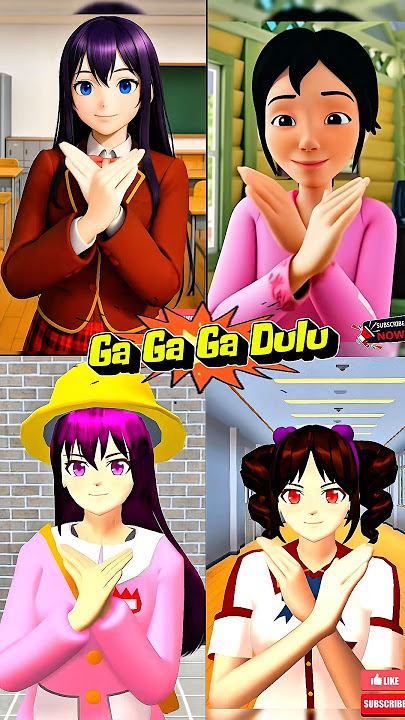ga ga ga dulu #sakuraschoolsimulator #tiktokdance #jedagjedug #fypシ