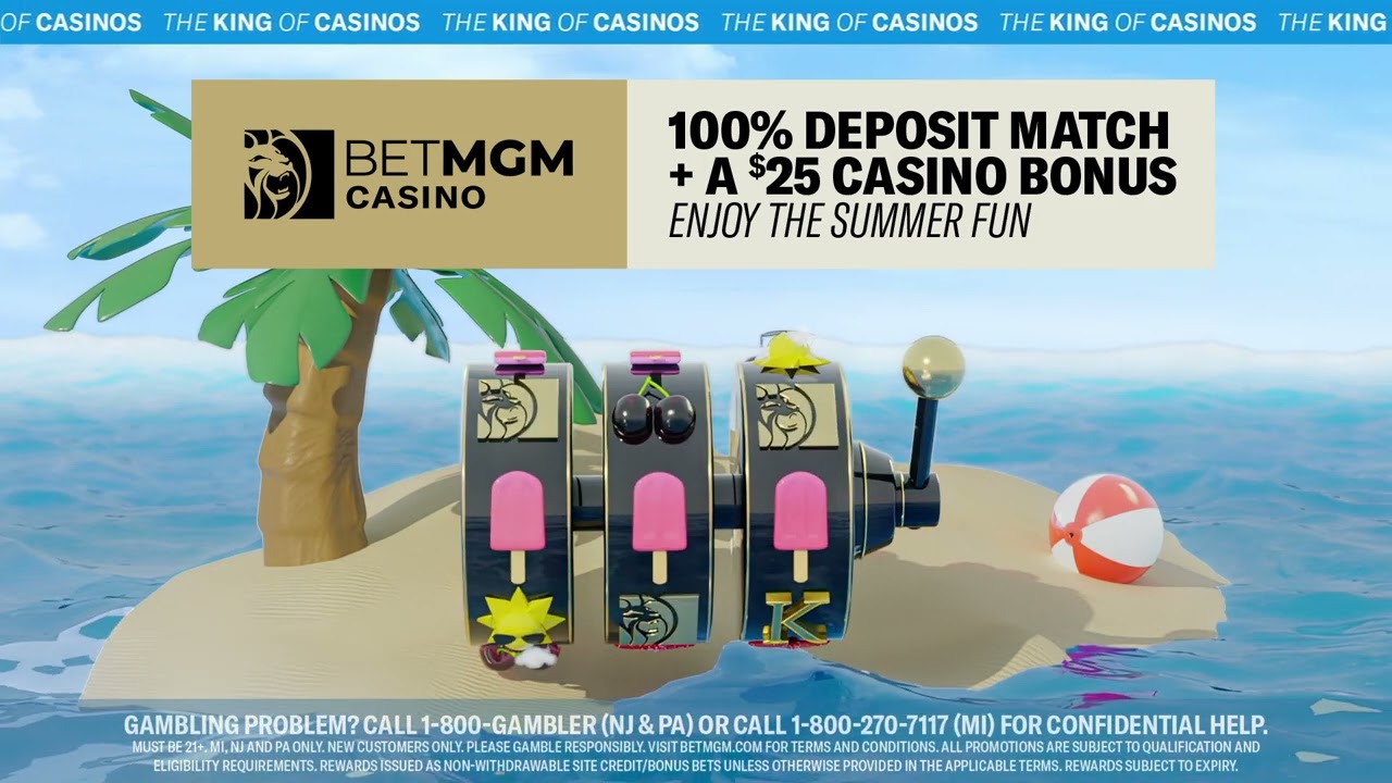 BetMGM Casino Promo Code: $25 NO DEPOSIT BONUS $1,000 Deposit Match