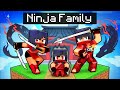 Having a NINJA FAMILY in Minecraft!