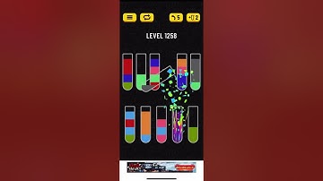 Water Sort Puzzle level 1258