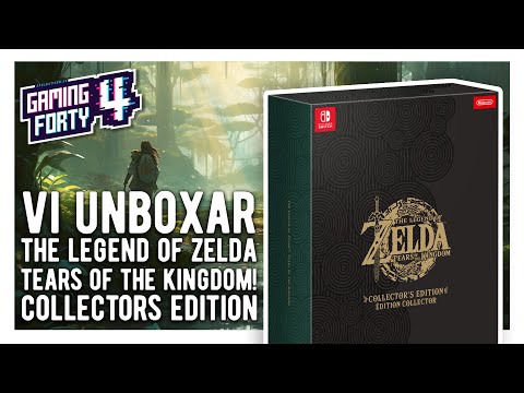Tears of the Kingdom är här! Vi unboxar Zelda: ToTK Collectors Edition!
