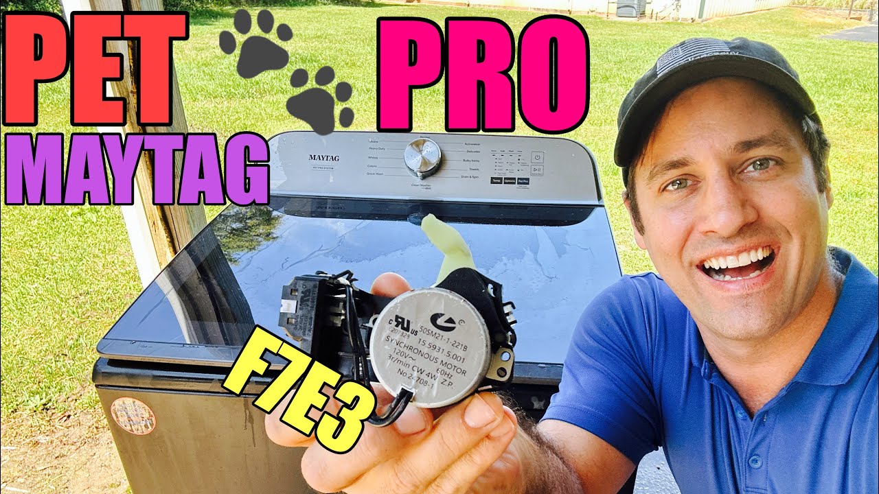 $1000 Maytag Washer Broken | F7E3 Shifter Problem Fixed - YouTube