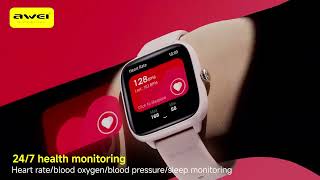 Meet the AWEI H31 Smart Sports Watch— designed for everyday performance.