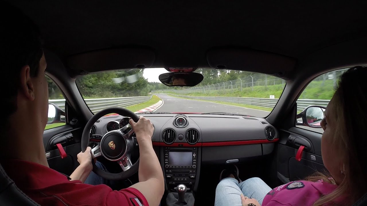 Porsche Cayman R Nurburgring Nordschleife with Girlfriend