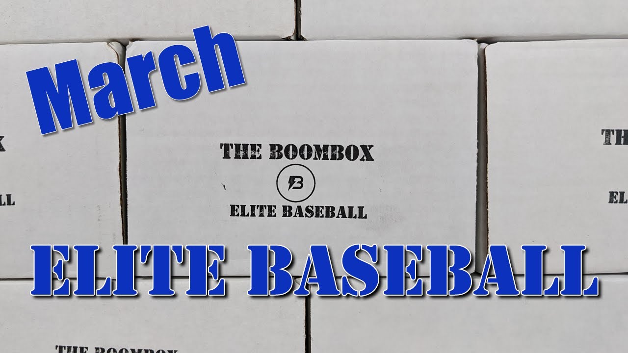 Elite Boombox Baseball March 2022 Baseball Card Subscription Box