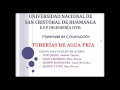 Tuberias de Agua fria