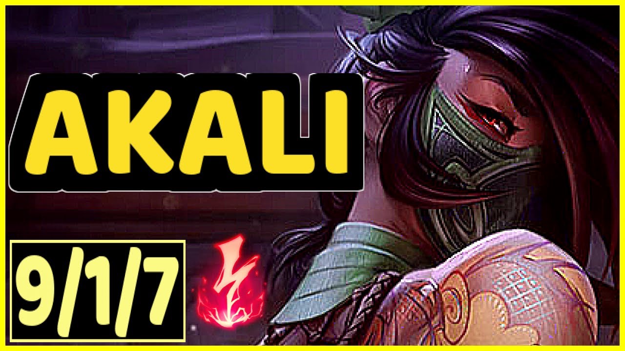 AKALI VS ZAC - 9/1/7 KDA TOP GAMEPLAY DIAMOND III