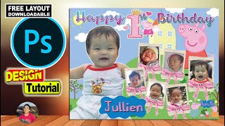 Peppa Pig Tarpaulin Layout screenshot 2