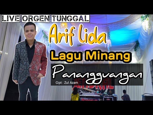 Lagu Minang Arif Lida-Panangguangan- Jendral Live Music class=