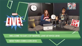Welcome to Day 2 of Marvel Live @ New York Comic Con 2018!