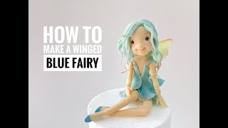 LET'S MAKE A BLUE FAIRY !. Como modelar una hadita con alas.