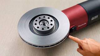 Very few people know this secret! Attach the wheel to the brake disc and see what happens.