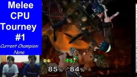 Melee CPU Tournament #1