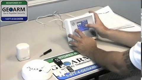 GE Simon XTi : How to Program the 60-807-95R Motion Detector