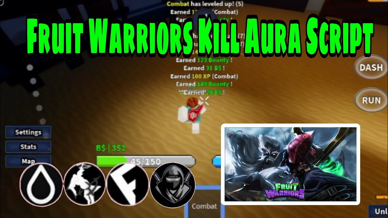 Fruit Warriors Kill Aura Script (2023) | Hydrogen • Fluxus • Delta ...