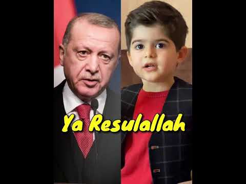 “Canım yoluna kurban, Kıldım ya Resulallah”  Receb Tayyip Erdoğan 3 yaşlı Fenomen Zəfər