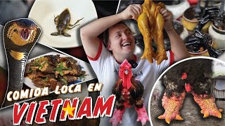 La comida más loca de Vietnam 🇻🇳 Comida callejera muy bizarra 🐍